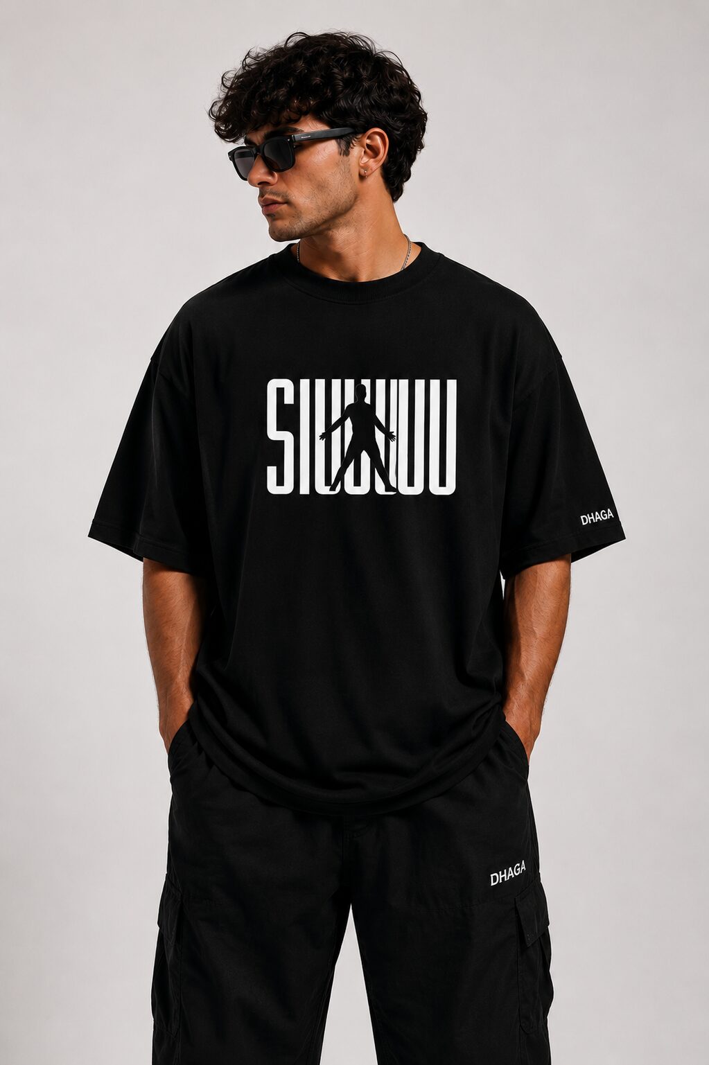 Dhaga-Bad Intentions Tee | Oversized Heavyweight T-Shirt | Dhaga Indian Streetwear