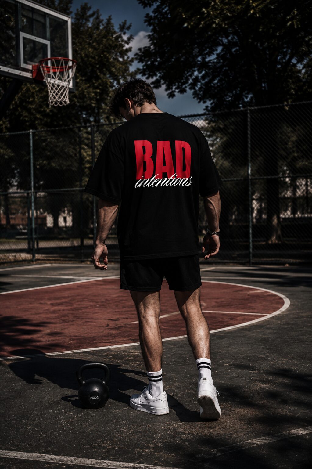 Dhaga-Bad Intentions Tee | Oversized Heavyweight T-Shirt | Dhaga Indian Streetwear