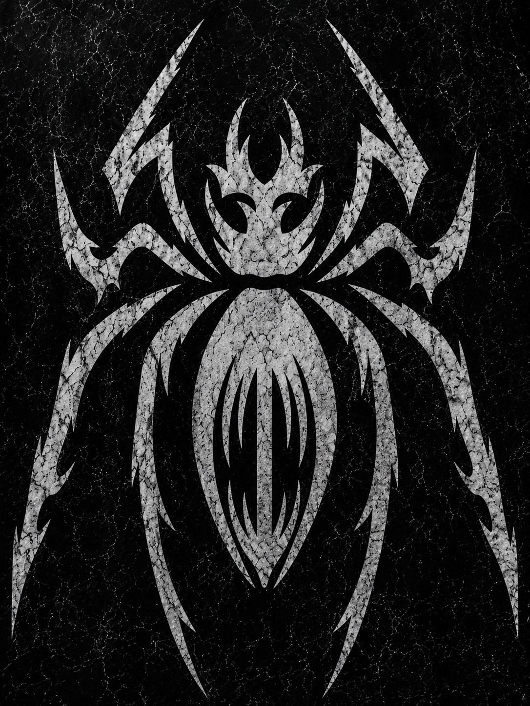 Venom Spider Vest – Acid wash Edition | Dhaga Indian Streetwear