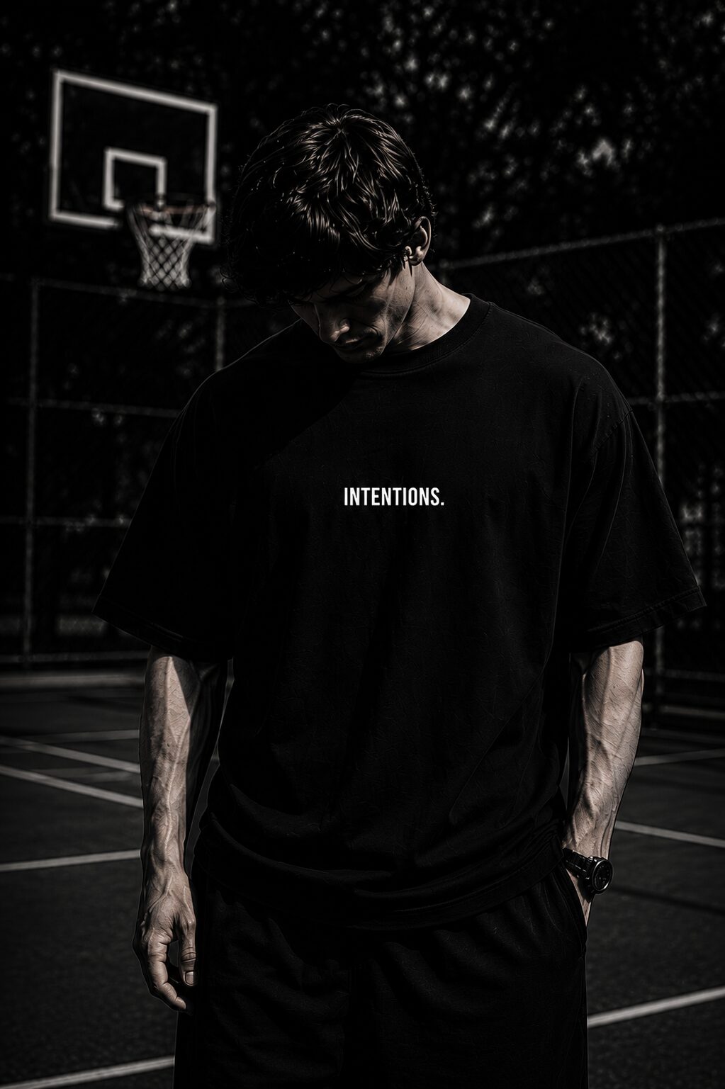 Dhaga-Bad Intentions Tee | Oversized Heavyweight T-Shirt | Dhaga Indian Streetwear