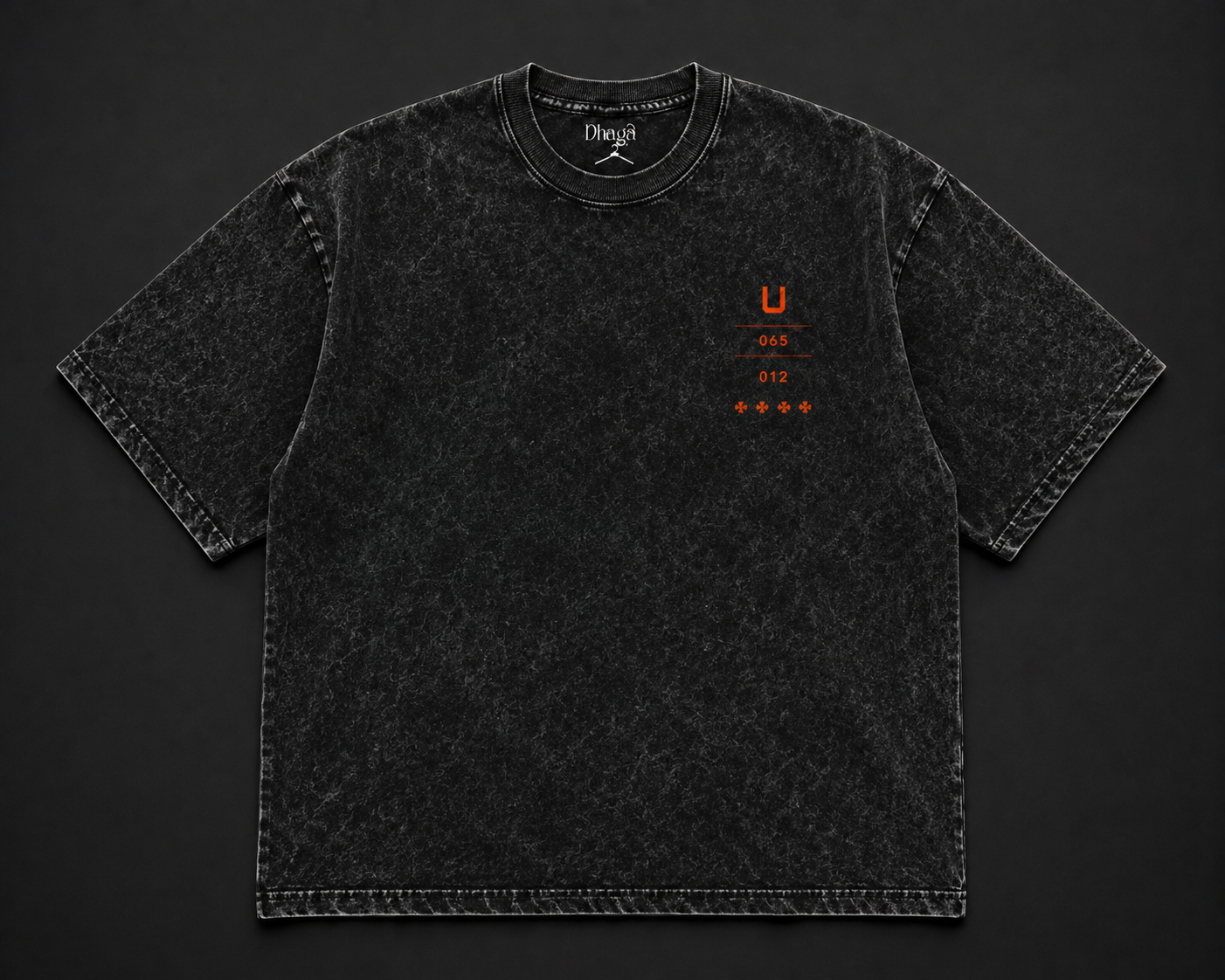 Dhaga Rebirth Oversized Acid Wash Tee | Dhaga Indian Streetwear